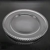 Clear Beaded Plates