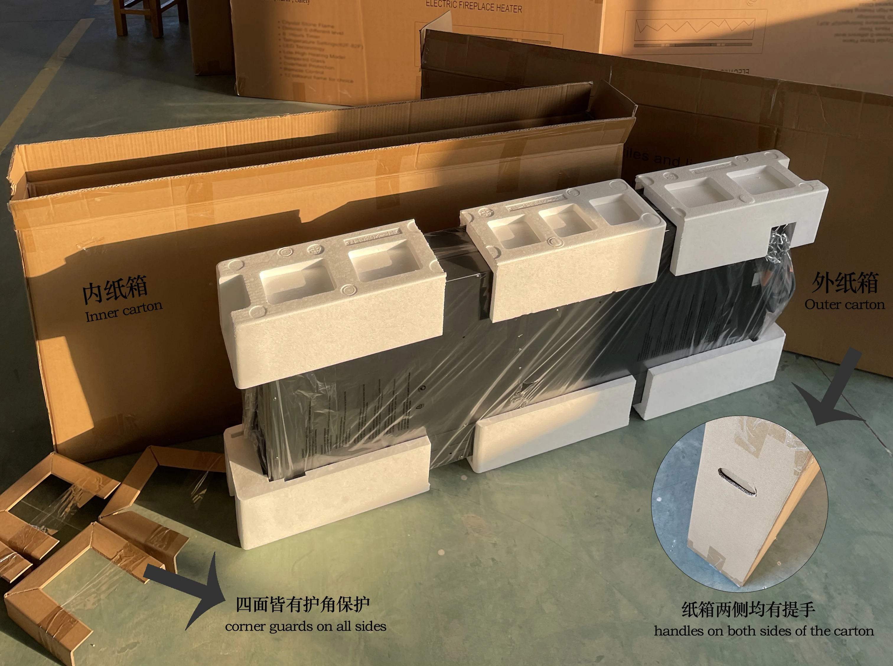Electric Fireplace, 120V 220-240V - detail 34