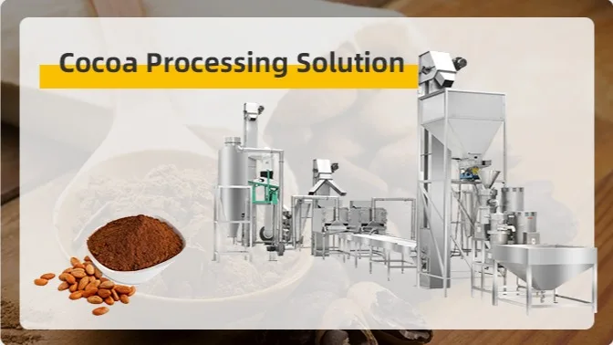 Professional Cacao Powder Processing Machine Cocoa Powder Making ...