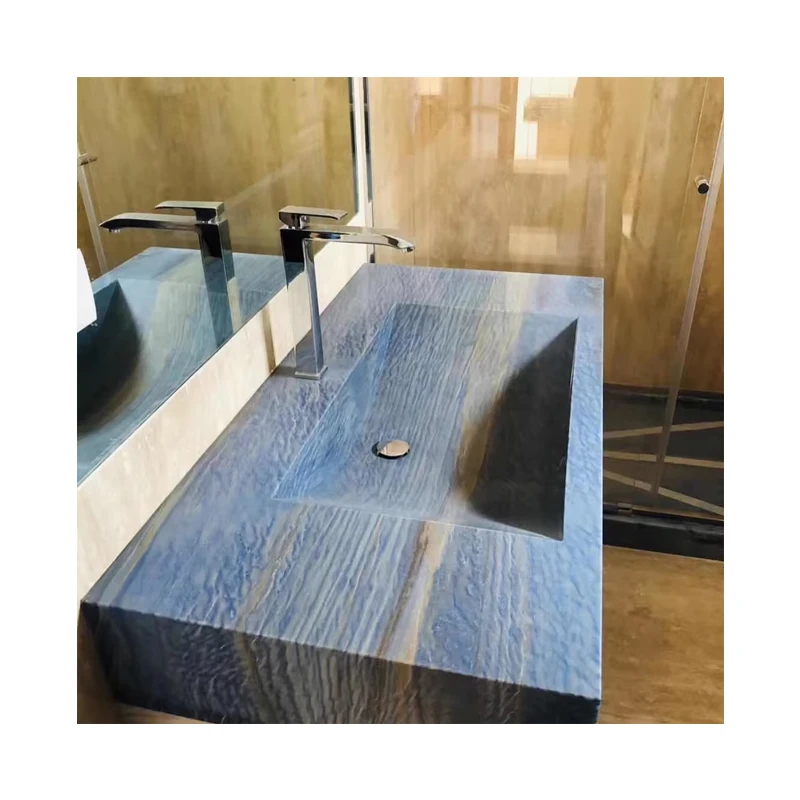 Factory Direct Azul Imperial Macaubas Satin Blue Granite Stone Floor Marble Light Blu Azul Macaubas Blue Quartzite