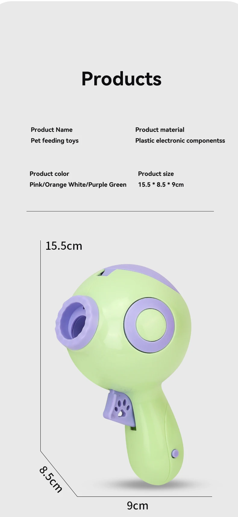 Newly Designed Interactive Pet Feeding Transmitter with Infrared Function Cat and Dog Toy manufacture