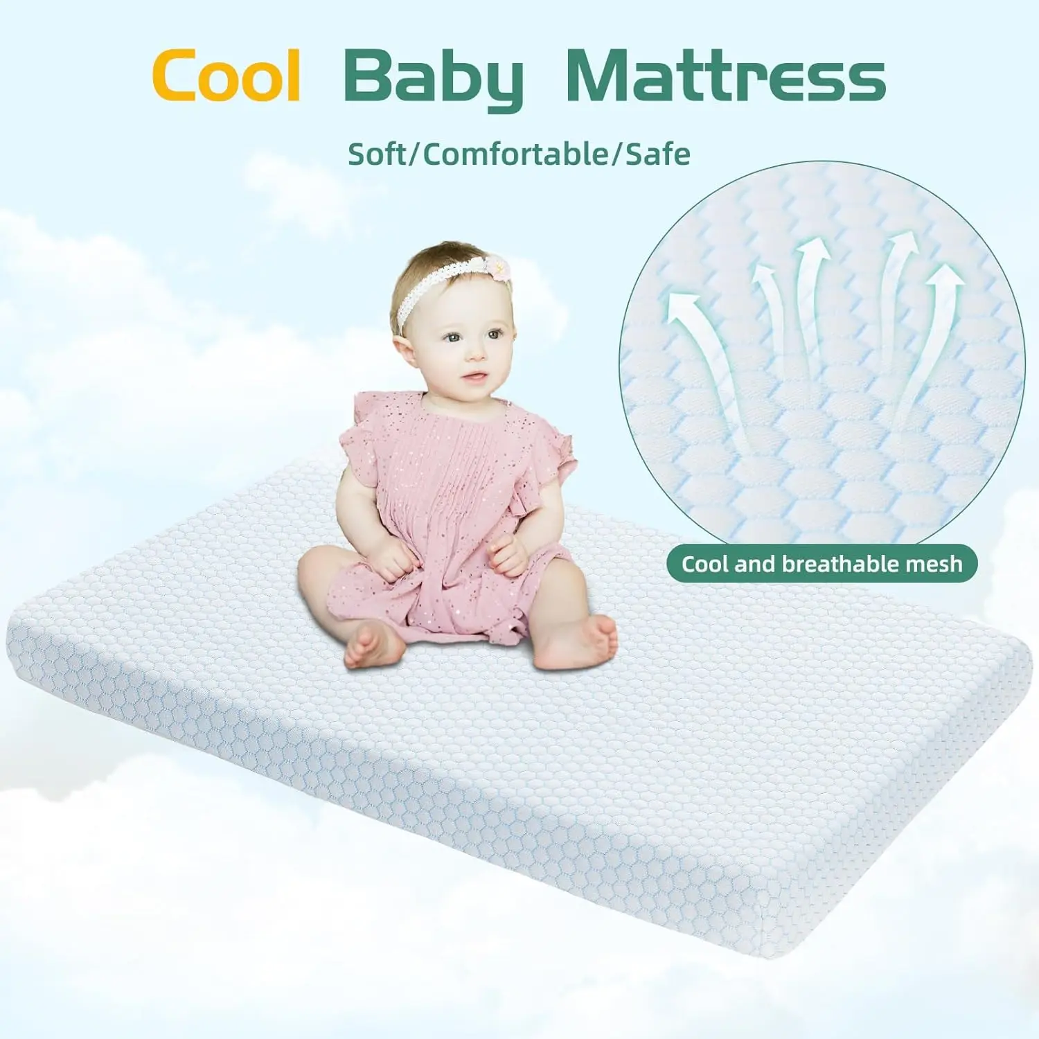 Huayuzhongwei Pack And Play Mattress,38x26 Pack N Play Mattresses ...