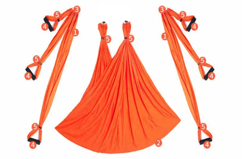 Premium Fabric Flying Aerial Hammock Set Ultra Strong Antigravity Air