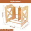 Bookshelf with dividers