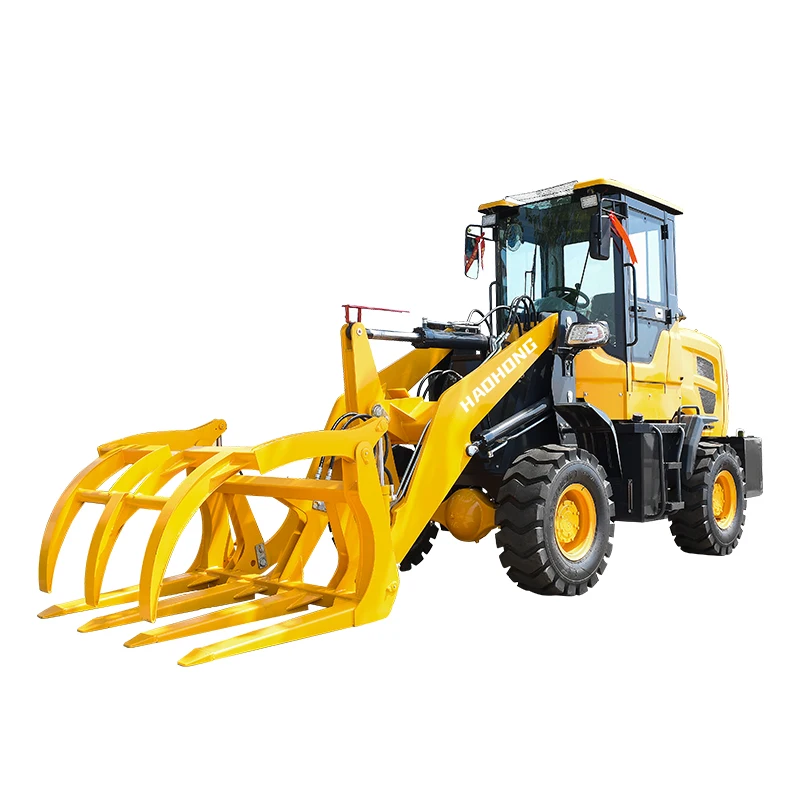Mini Tractor with Front End Loader Front 1 Ton 2 Ton Small Loader Shovel Digger for Sale