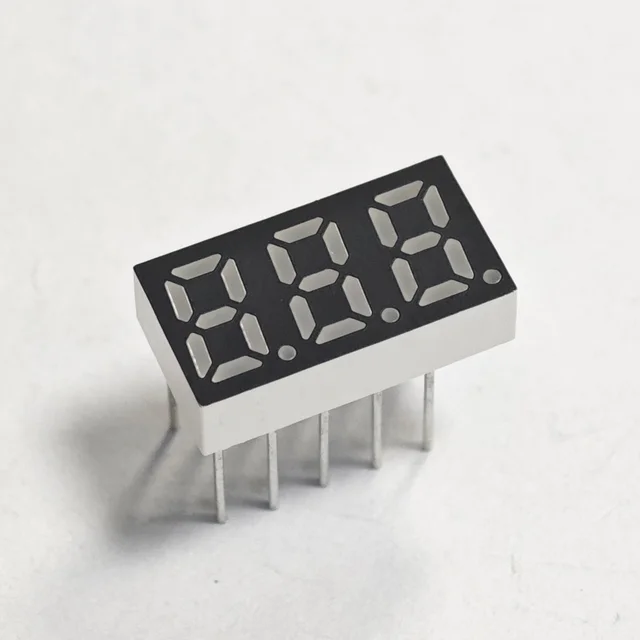 Green Light 3 Digit 0.25 Inch 7 Segment LED Display for Precision Electronic Calipers Measurement