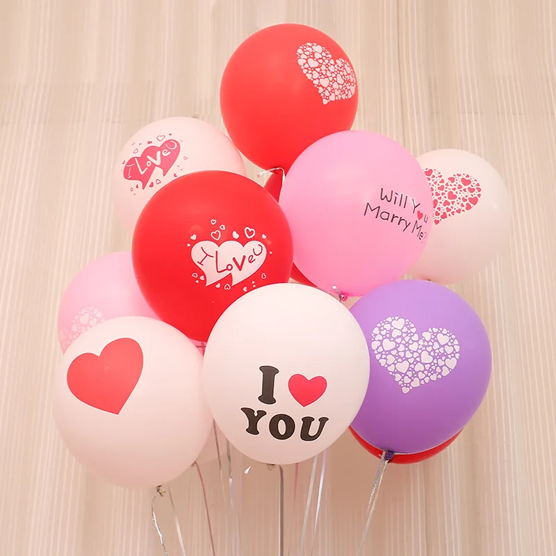 New products 2022 unique hot selling products 10 inch I LOVE YOU latex balloon for wedding party decoration