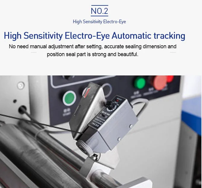 Tray Horizontal Pillow Type Small Servo Motor Compression Chocolate air Wrap Price Flow Pillow Roll Packing Machine