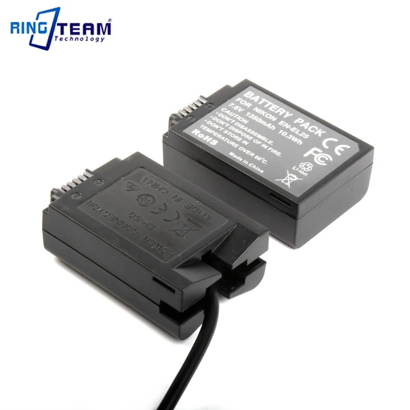 EP-5G DC Coupler EH-5 (4.0x1.7mm) AC Power Adapter Kit 100~240V for Nikon Z50 ZFC Compatible with EN-EL25 Dummy Battery details