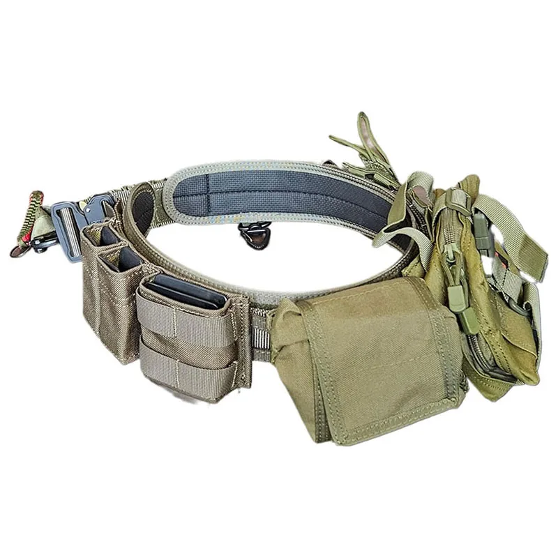 Modular Equipment Sport Enthusiasts Adjustable Tactical Belt Camping and Everyday Use Duty Practical Training Utility Waist Belt