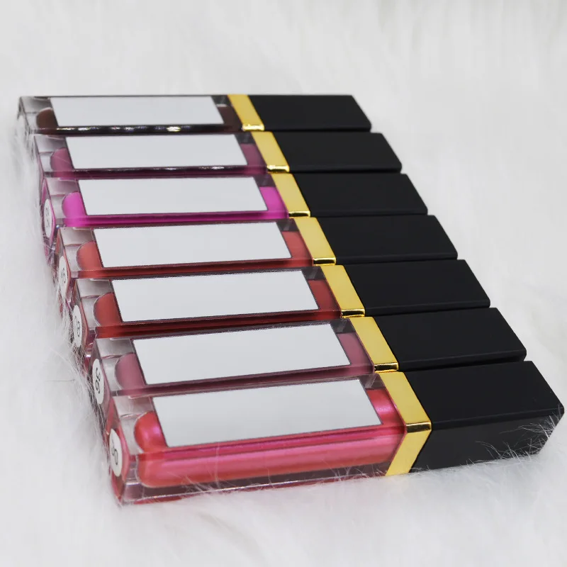 HOT matte waterproof cosmetics Lip Gloss With Mirror Colors Lip Gloss Plump Wholesale Lip Gloss