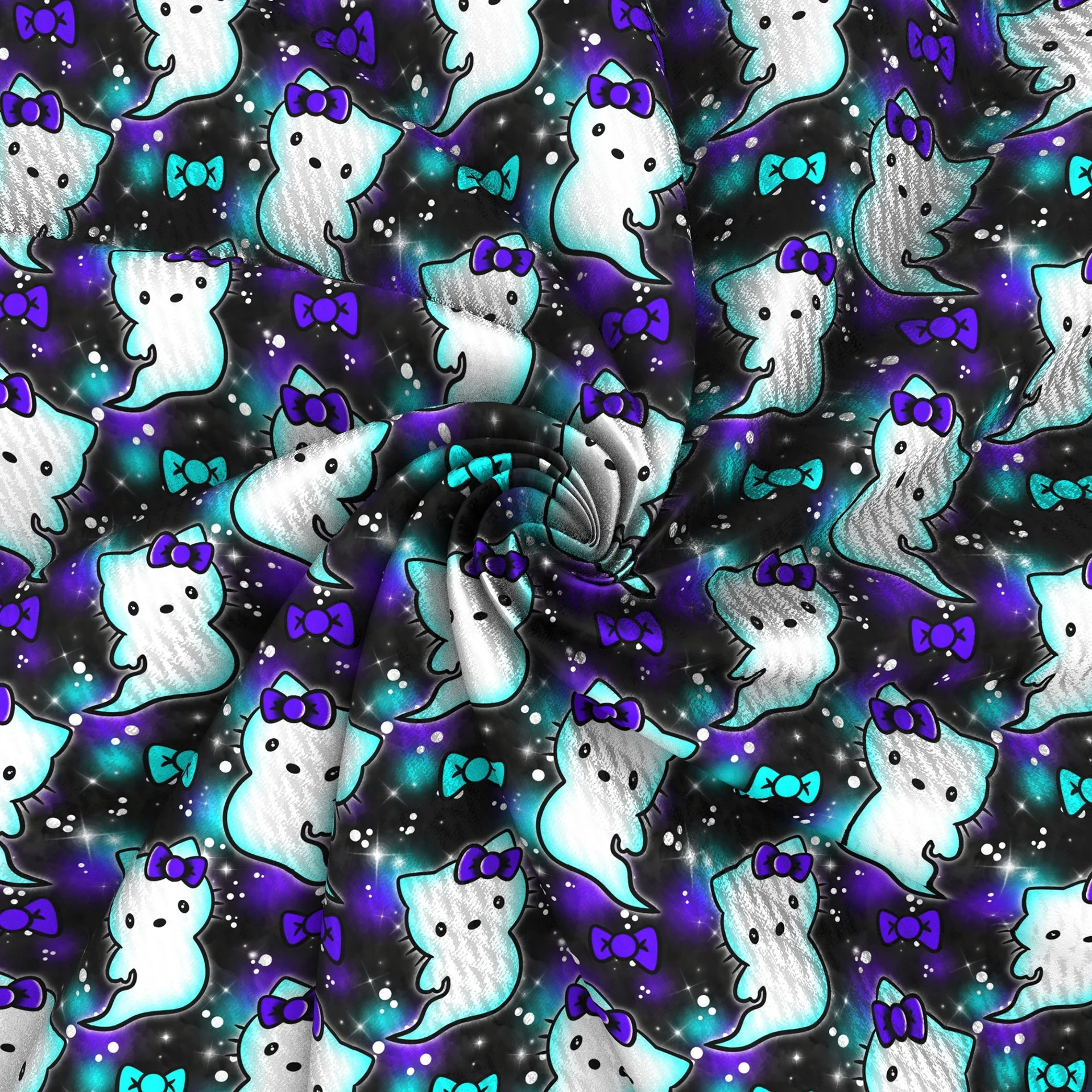 RTS Polyester Spandex Cartoon Character Bullet Fabric by the Yard