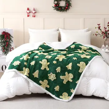coperta personalizzata coperta in pile come regalo, Natale del 2024 a