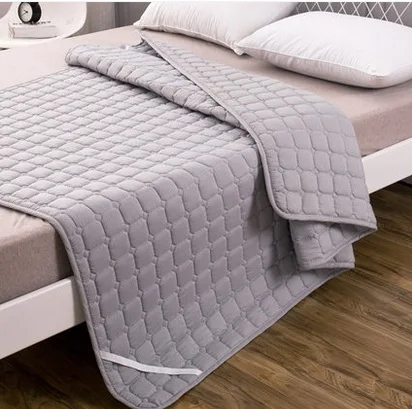 Imperial Elegant Knitted Fabric Waterproof Polyester Mattress Cover Double Size Luxurious Home Hospital Dorm Protective Adults