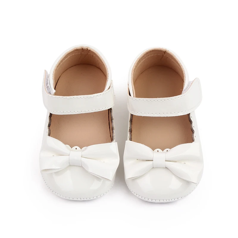 2025 High Quality Soft PU Leather Princess Baby Toddler Girl Shoes Prewalker Girl Shoes supplier