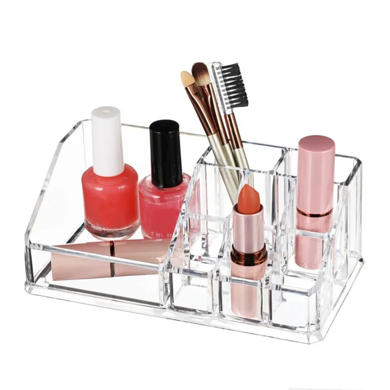 New desktop transparent makeup combination rack lipstick powder display case Multi-layer storage case with drawer factory