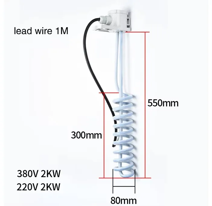 Anti Corrosion PTFE Water Heater