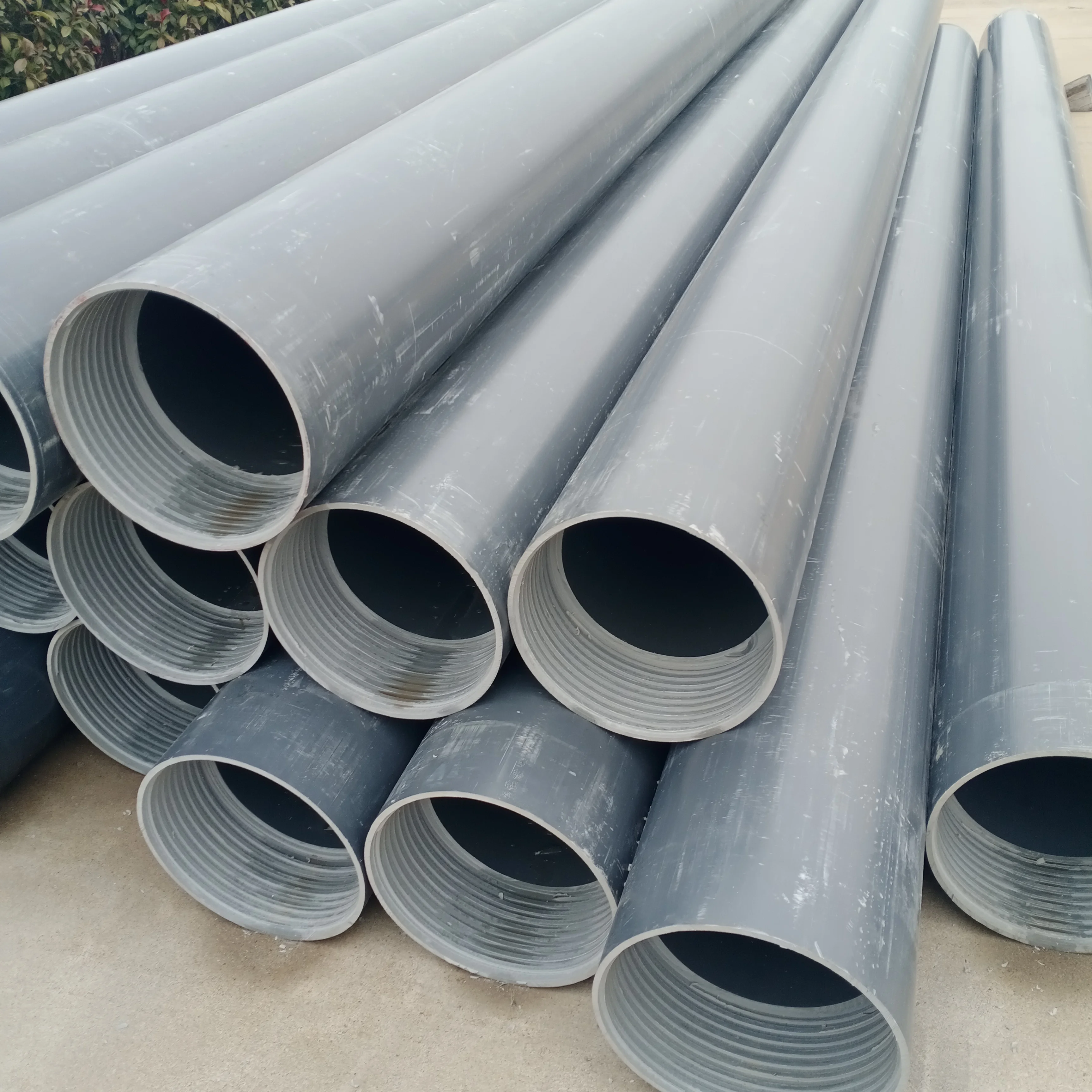 PVC Casing and Riser Pipe 4 5 6 Inch Bore Well Threaded 8inch Pvc Well Slot Screen Tube for Irrigation