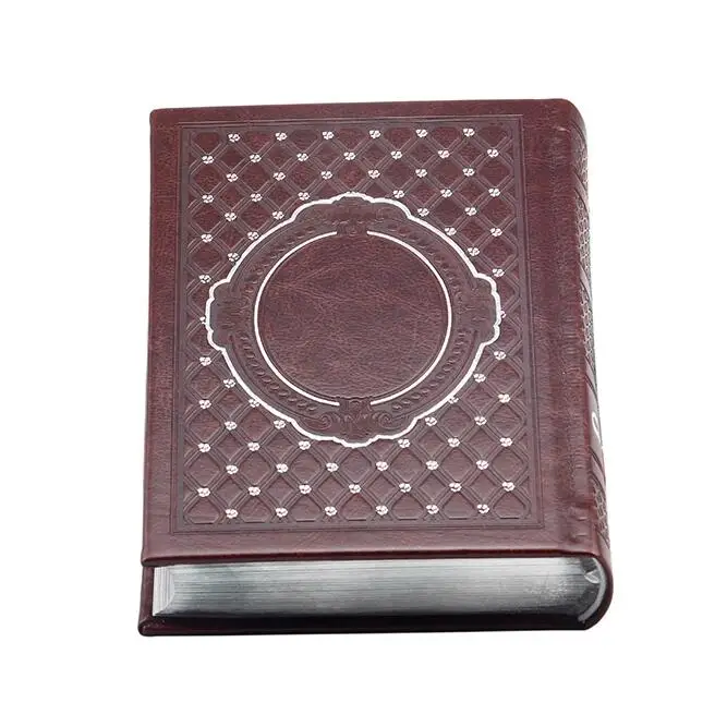 Customized Silver Mini Holy Bible,Leather Embossed Cover Sewing Binding ...