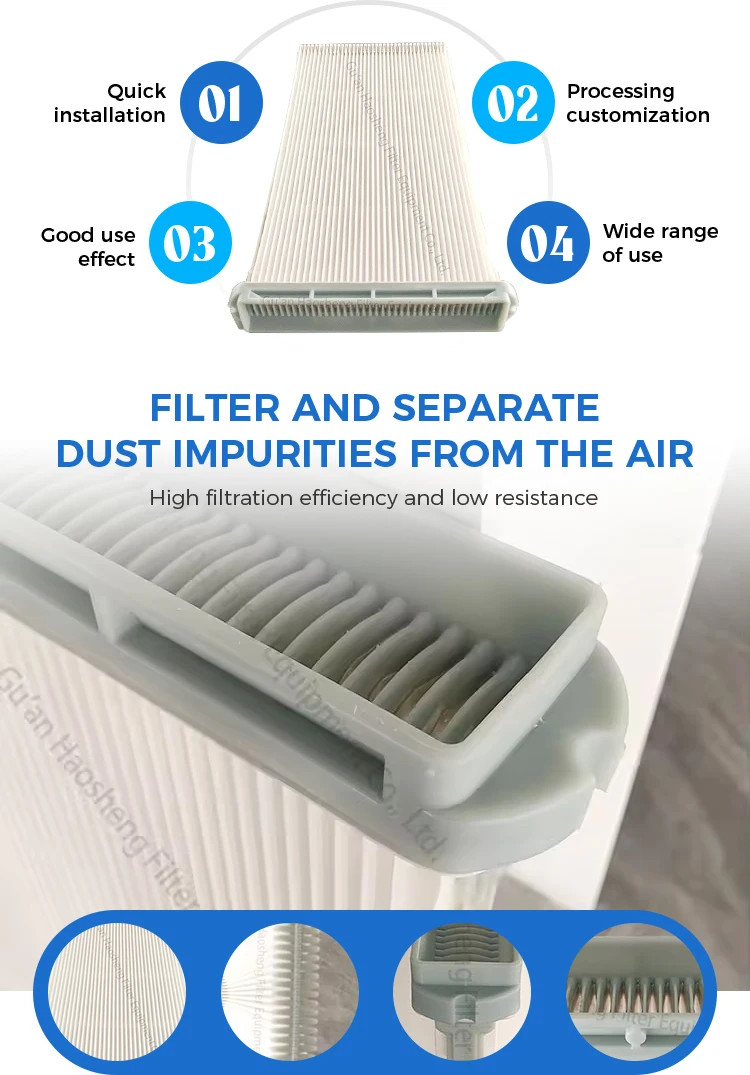 PLATE and FRAME DUST FILTER ELEMENT FILTER CASSETTE KFEW3007PPVE Cartridge Filters  Flanged Polygonal Dust Collectors