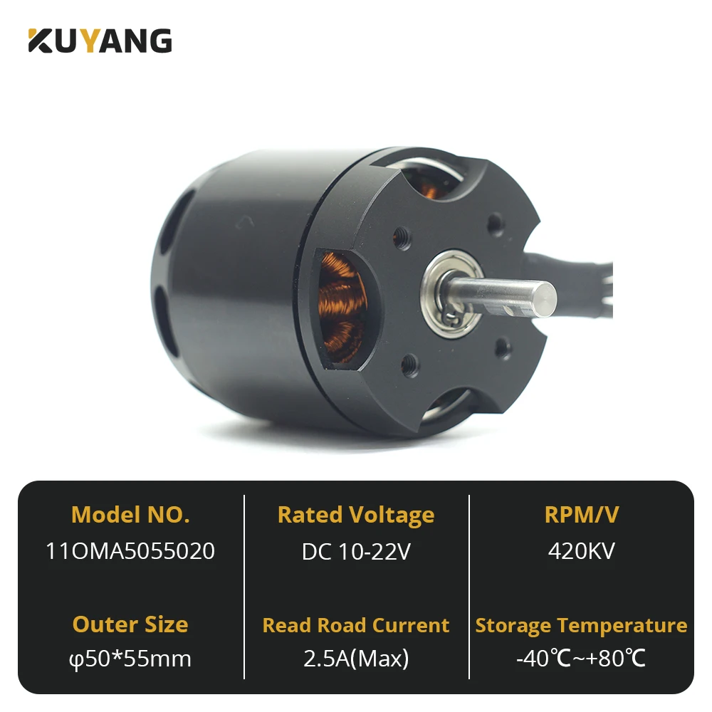 4130 Drones Brushless Motor Strong Torque 420KV Big Payload BLDC MotorHigh Speed RC Drone UAV Brushless Motor Runner Motor