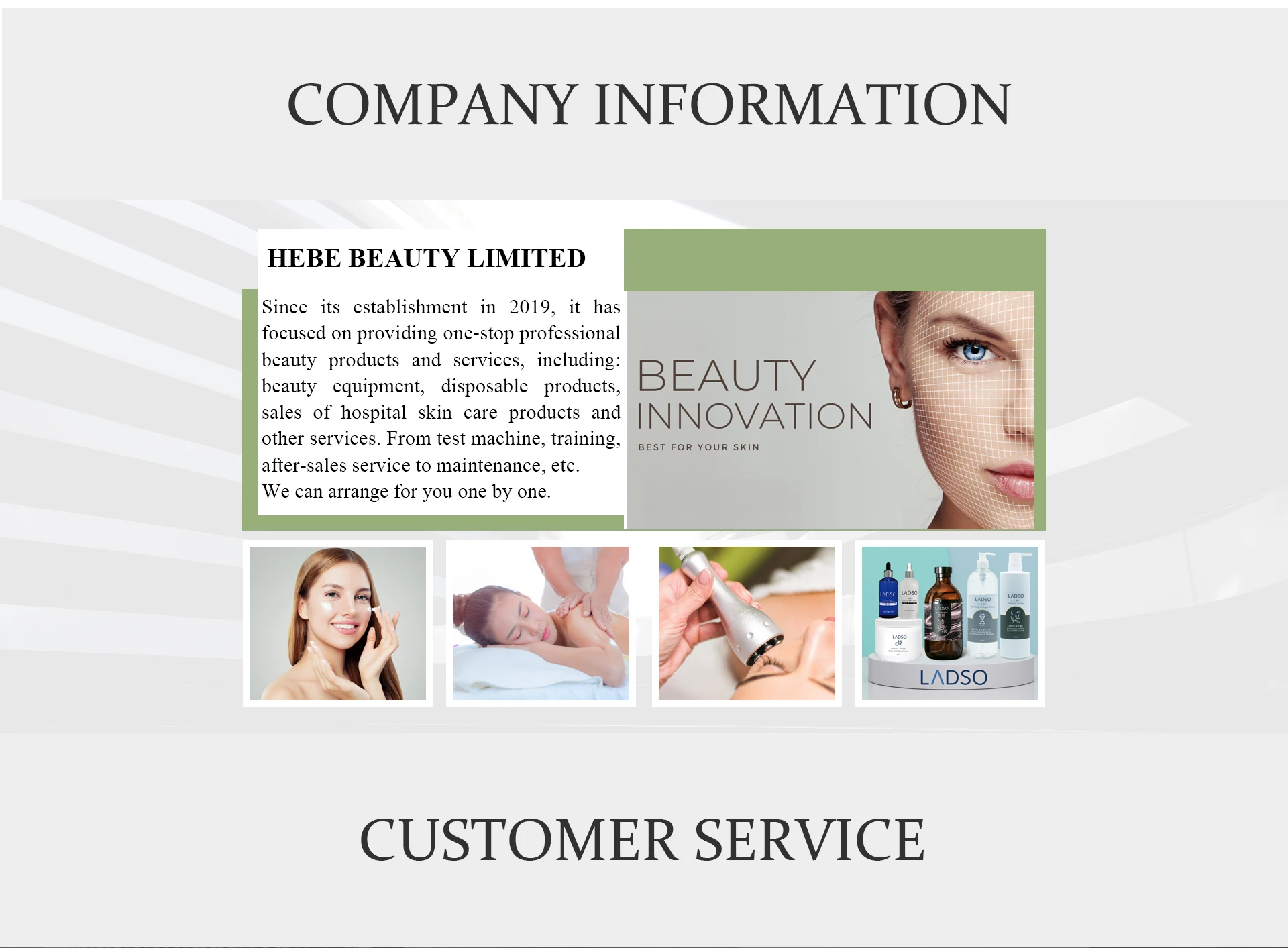 HEBE BEAUTY LIMITED beauty equipment, Disposable Beauty Products