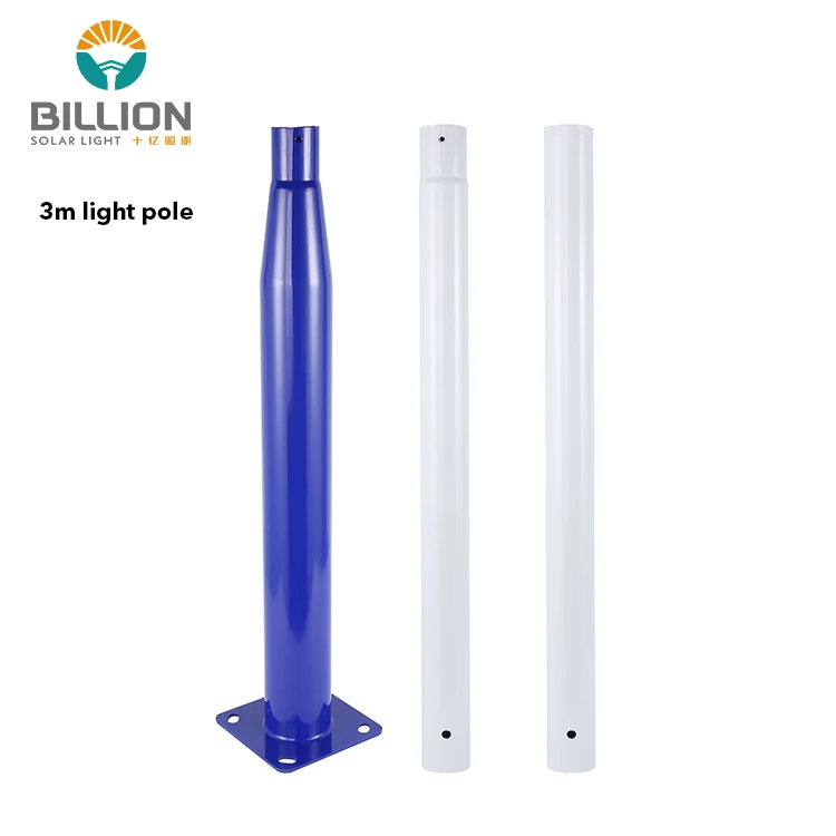 Высококачественные наружные оцинкованные стальные фонарные столбы, 2,5 м, 3 м, 3,5 м, 4 м, 5 м, 6 м