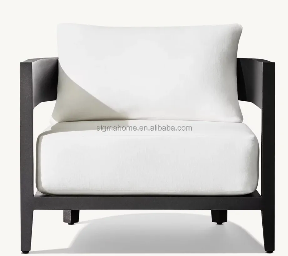 New outdoor sofa set furniture lounge chair outdoor garden sets aluminum lounge chair