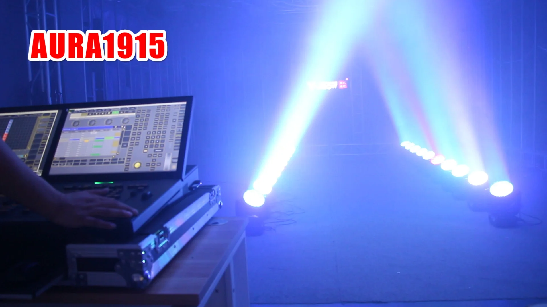 Vshow Pro Dj Stage Light Zoom Aura 19pcs 15w Led Moving Head Light Aura