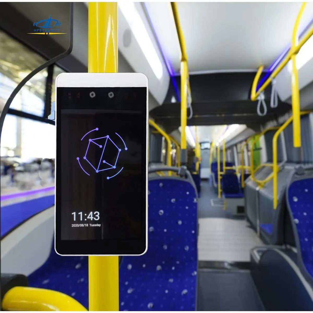 HFSecurity Non-contact Face Recognition Access Control Time Attendance ...