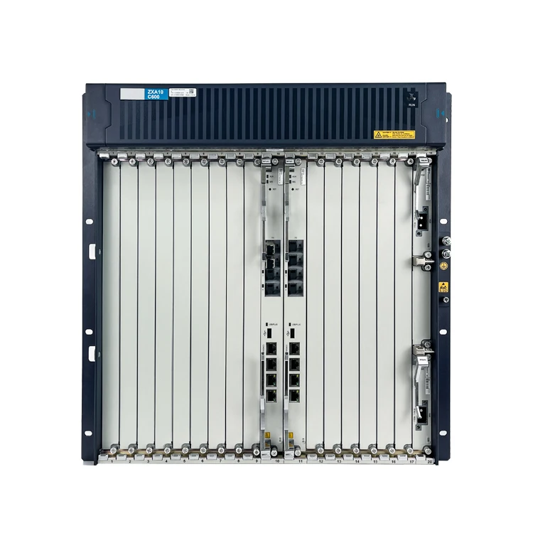 Fast Delivery Optical Line Terminal Gpon Dc Slot Olt C600 Gepon Epon Gpon Xgpon Xgspon 16 Port Mode Olt