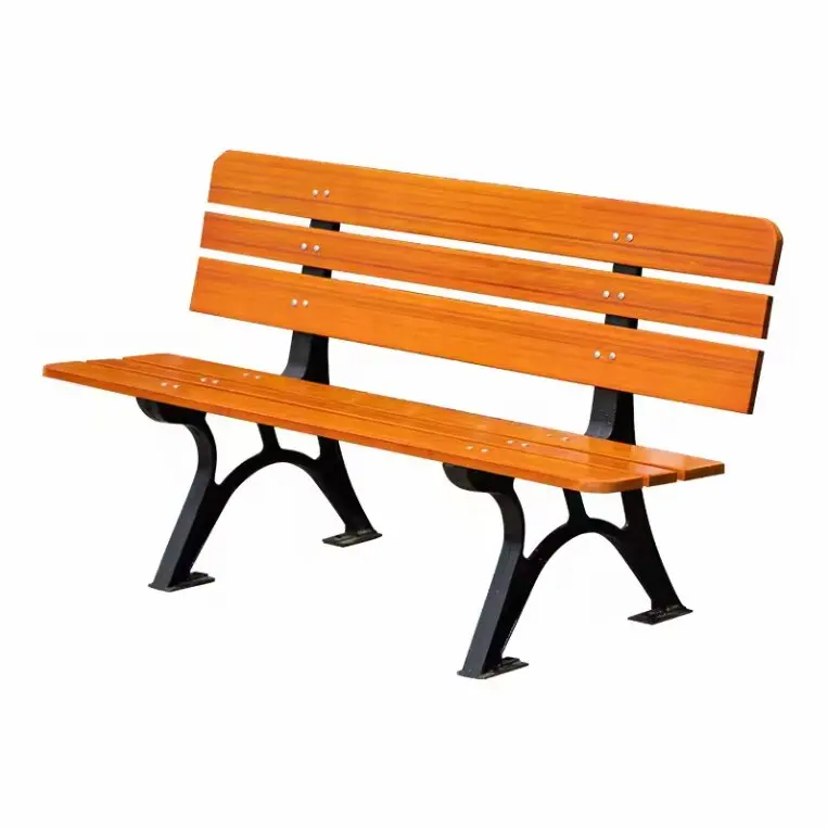 Leisure Garden Wood Chair Wooden Cast aluminium Outdoor Wood Park Bench