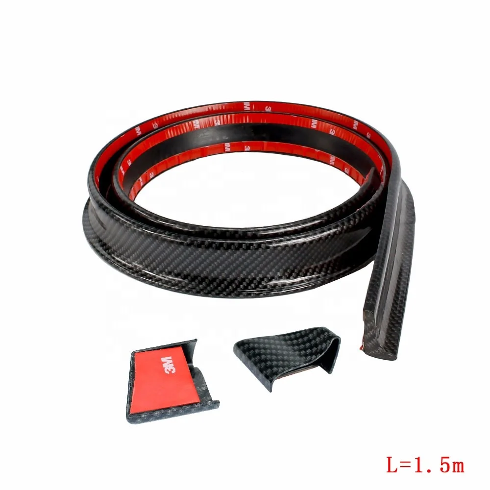 Универсальные автомобильные Спойлеры из углеродного волокна, длина 1,5 м, универсальный тип