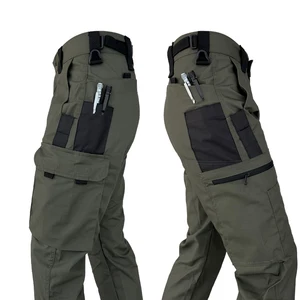 Men's Stylish Breathable Waterproof Cargo Pants Tactical High Quality Lightweight Custom Zipper Camping Hiking Work Pants