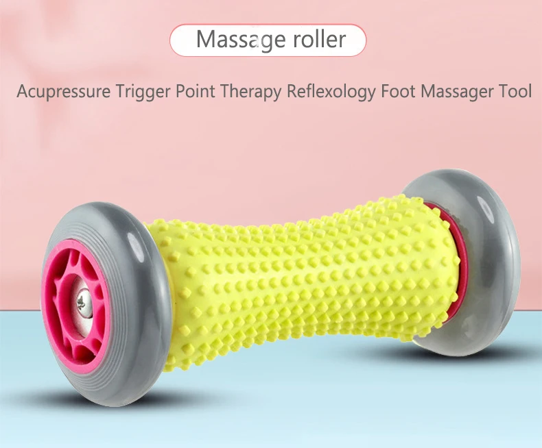 Relief Plantar Fasciitis Reflexology Acupresssure Recovery Foot Roller