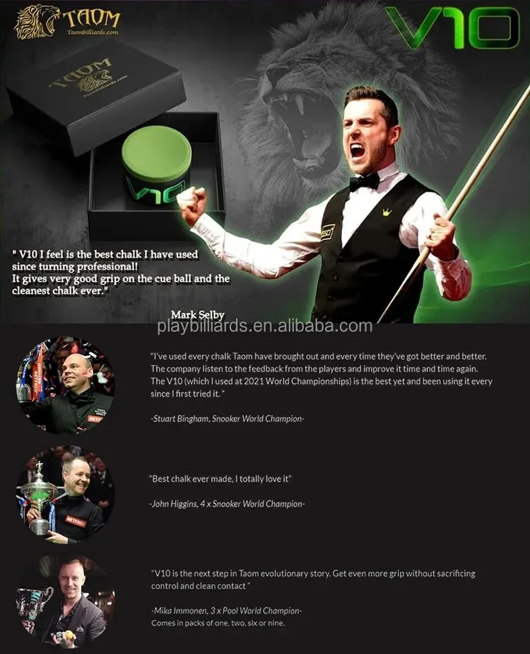 Original Finland Taom Chalk V10 Billiard Pool Snooker Chalk For Sale