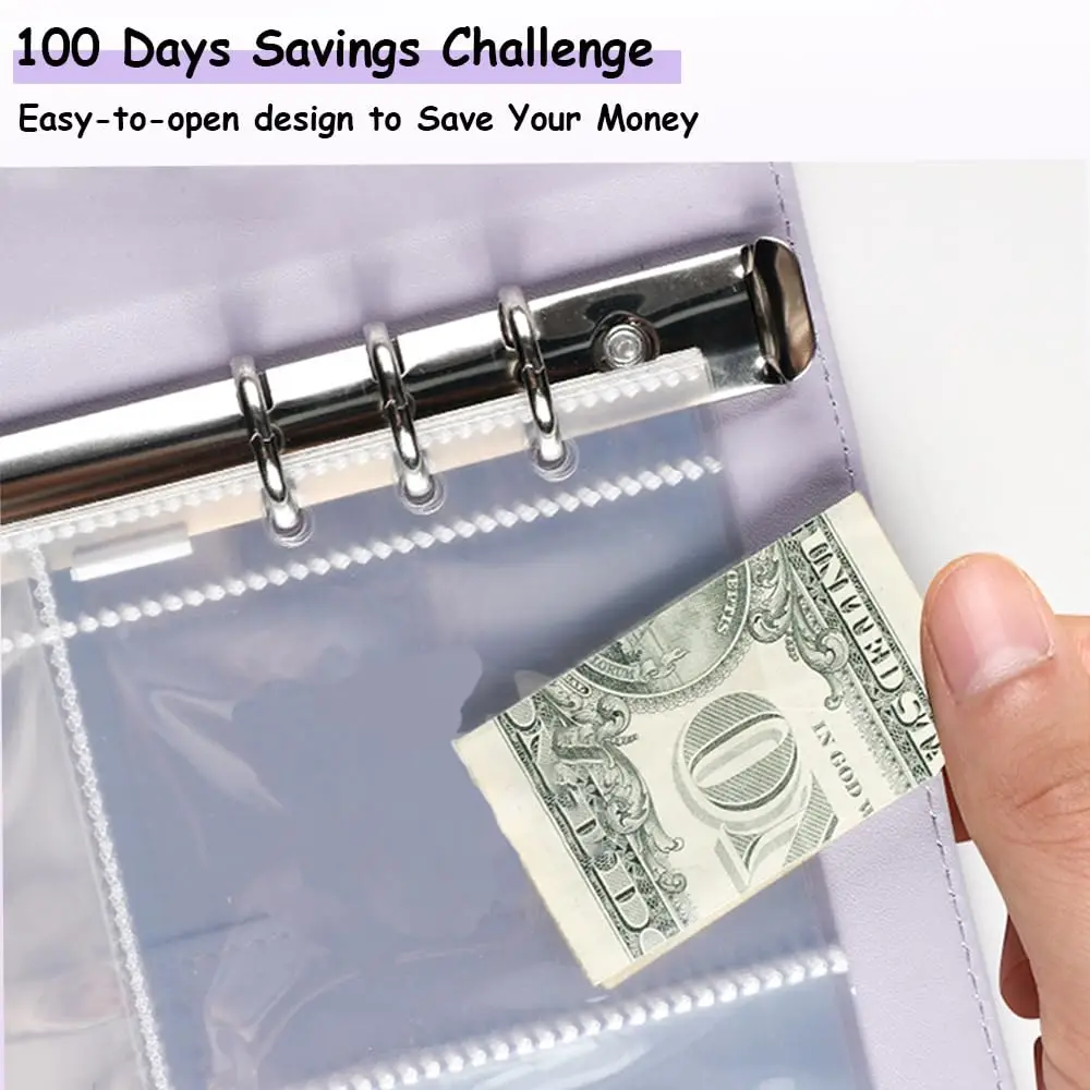 Savings Challenges Book to Save $5,050, 10,000, 500 Custom Budget Binder 100  Envelopes Money Saving Binder| Alibaba.com