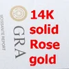 14K rose gold