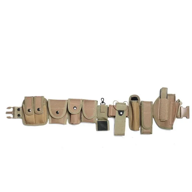 Premium Lightweight Tactical Flashlight Pouch Sets Mountaineering Multifunctional Utility Kit Belt Duty Belt Security Duty Belts