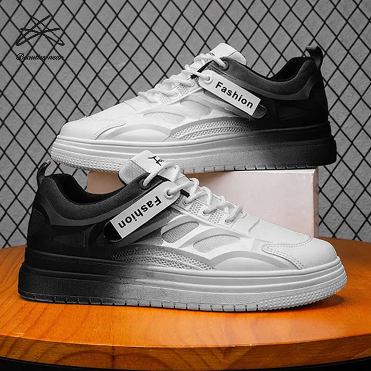 New Mens Running Shoes Gradient Color Breathable Men Footwear Trainer Fashion Male Casual White Shoes for Men