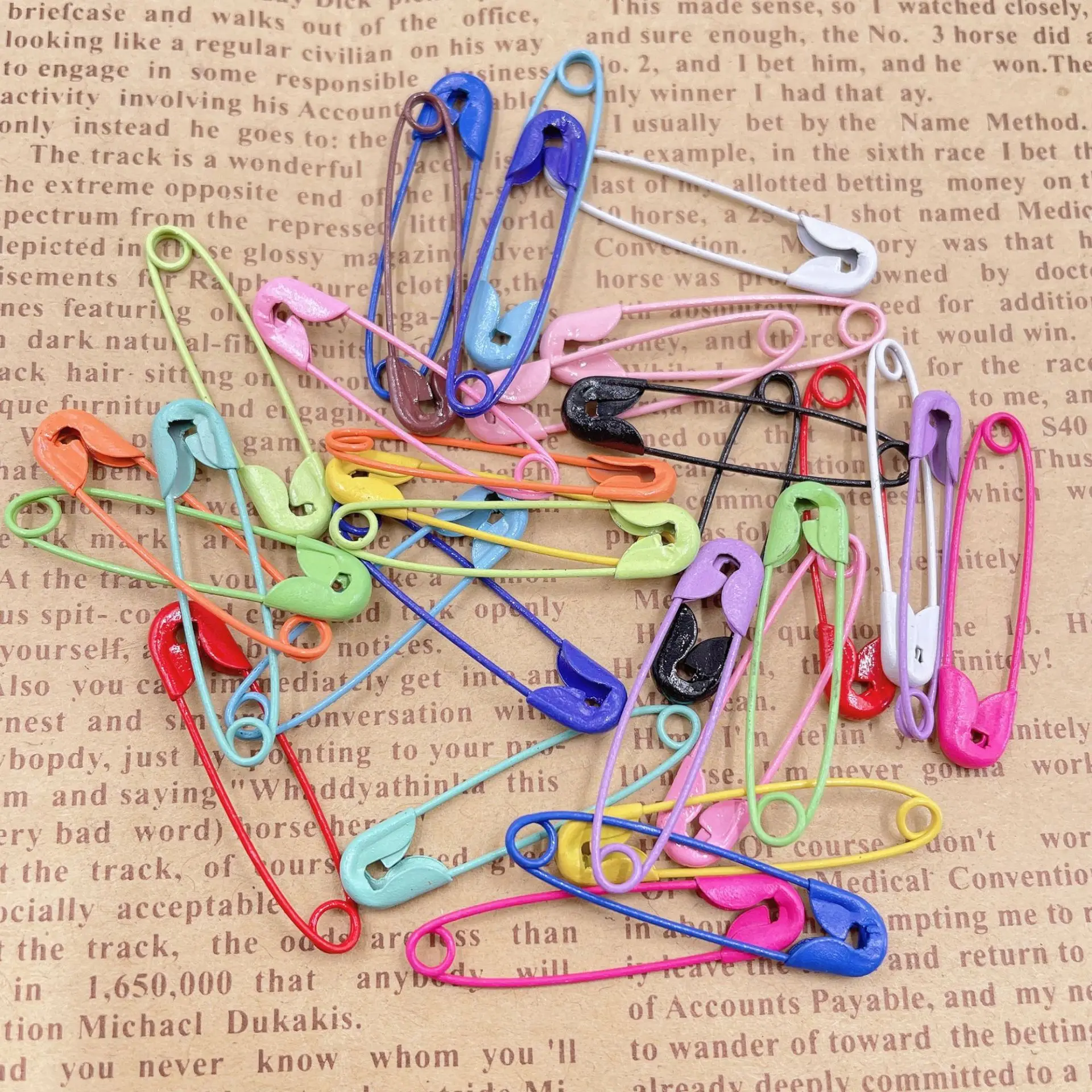 100pcs/bag colorful safety pins diy sewing
