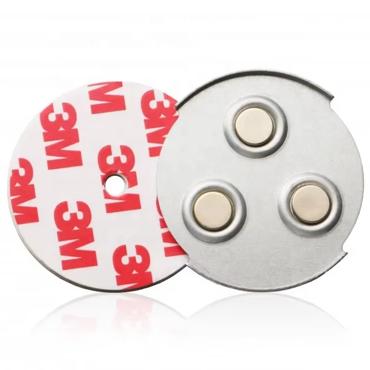 Factory Direct High Flux Safety Magnets for Smoke Detectors Fire Alarms Security Systems Curled Edge Design RoHS Compliant