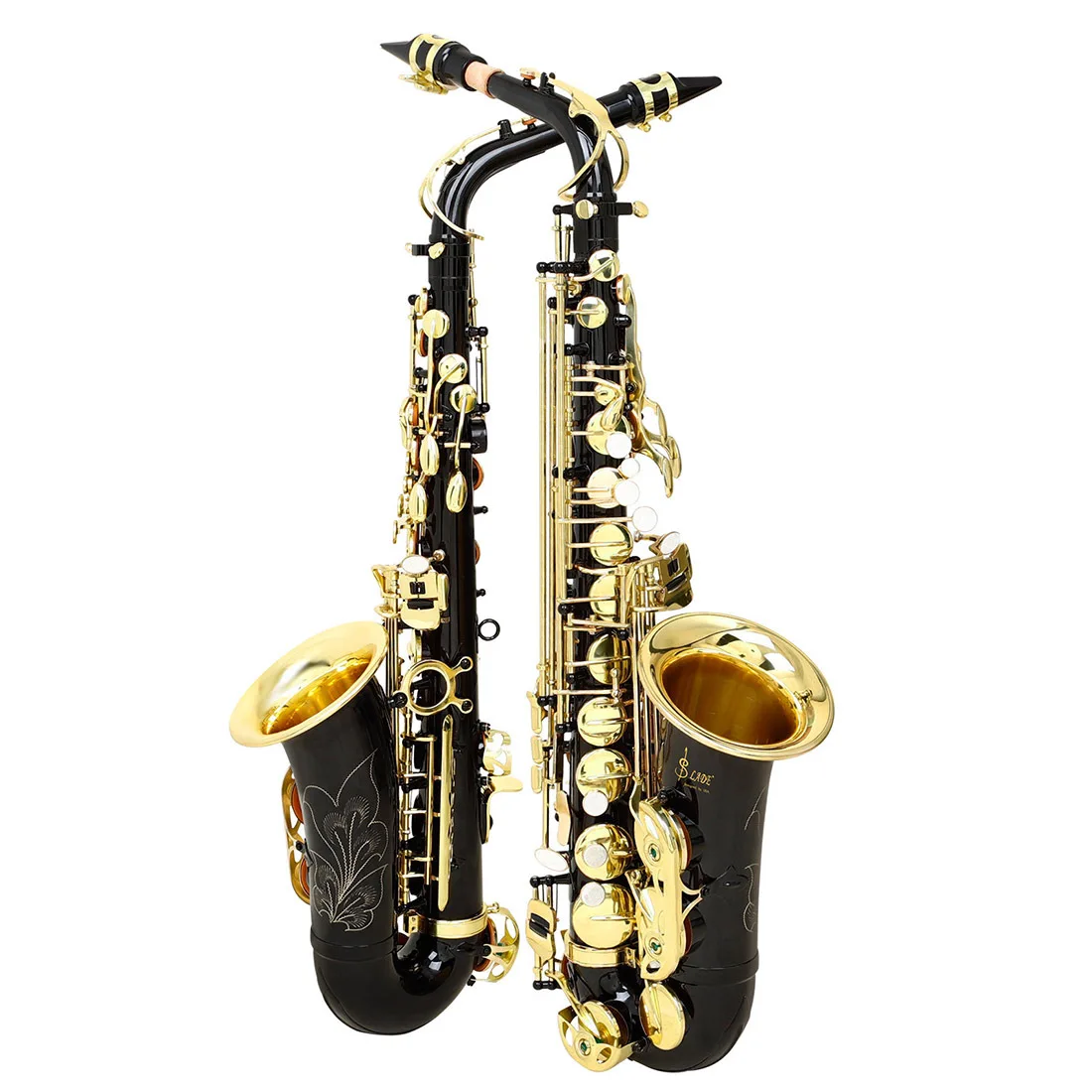 SLADE Black Gold Alto Saxophone - Complete Set for Beginners