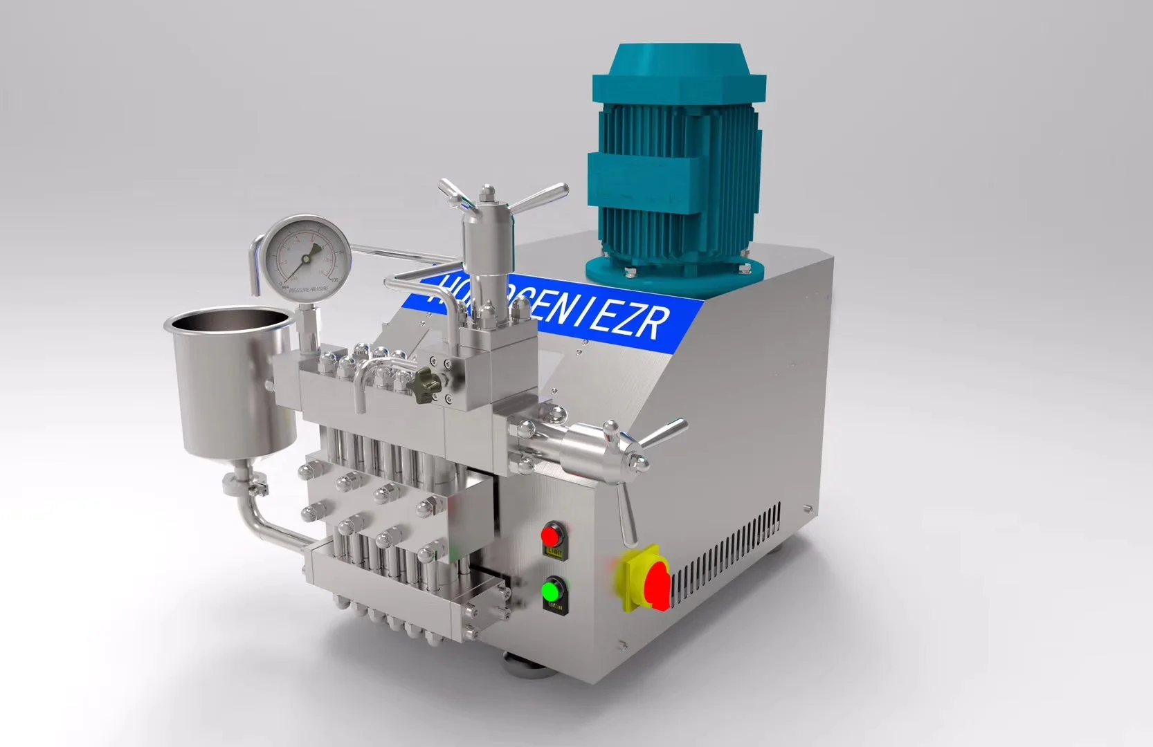 Laboratory Use Small Scale 25L/H Ice Cream Homogenizer