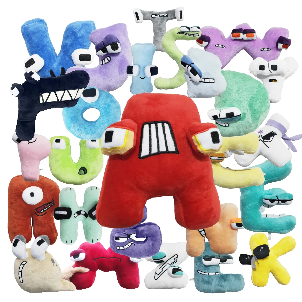 Kawaii Alphabet Lore Alphabet Lore Plush Toys With 26 English