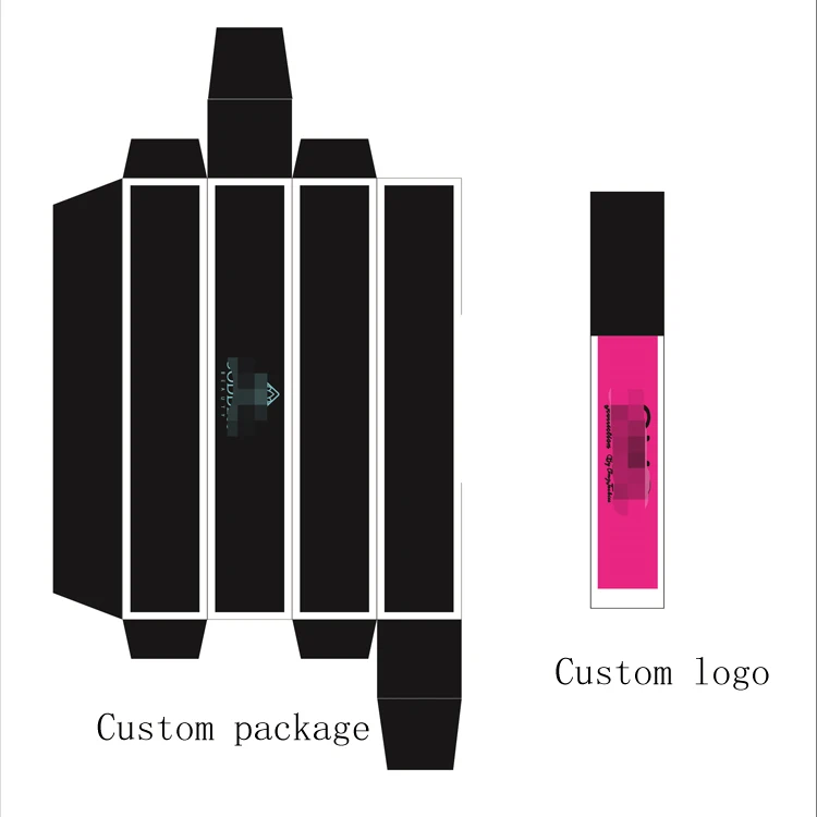 Gloss À Lèvres Personnalisé,Palette De 49 Couleurs,Étanche,Liquide Mat