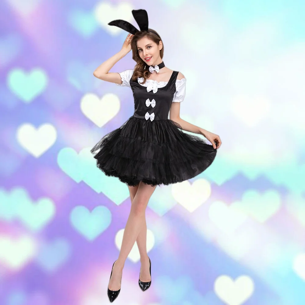 knee length dresses for ladies Easter Bunny Rabbit Costume - Kids by Dress Up America main image 0
