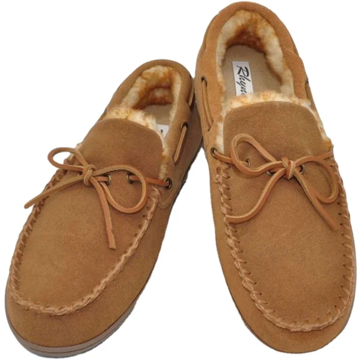 leather mens shoes cowsuede breathable business casual driving