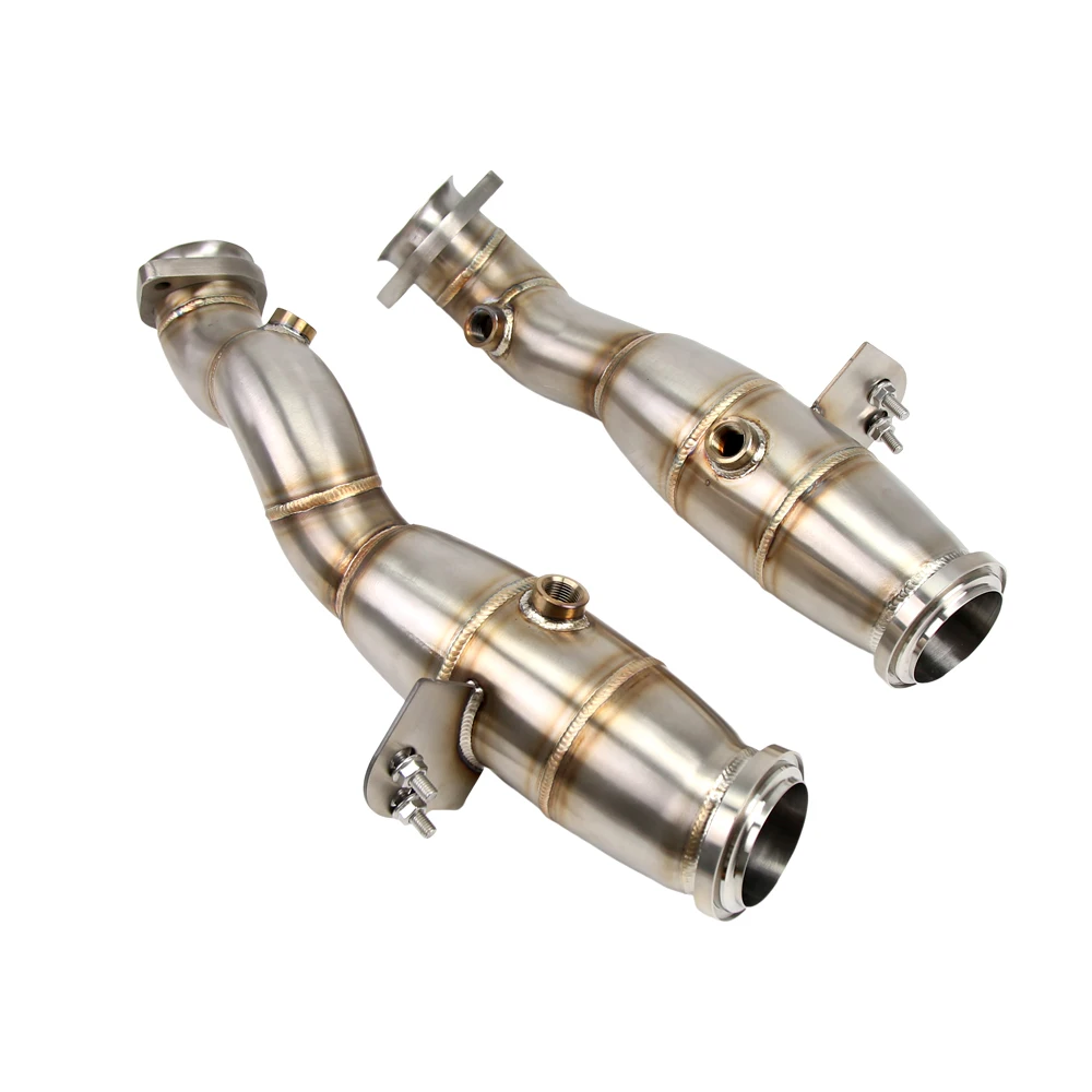 Exhaust Downpipe For 2016-2022 Mercedes Benz AMG C253 GLC43 M276 3.0TT