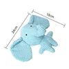 Le petit éléphant bleu émet un son (bébé aboie).